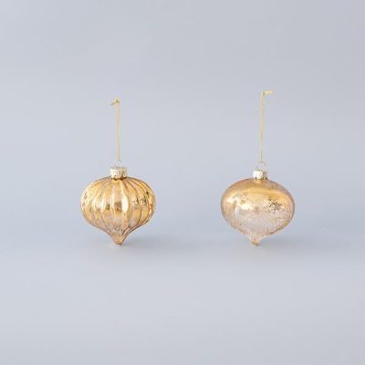 ΓΥΑΛΙΝΟ ΣΤΟΛΙΔΙ, ΚΡΕΜΜΥΔΙ, ΧΡΥΣΟ, 2 ΣΧΕΔΙΑ, ΣΕΤ 4ΤΜΧ, 8cm (600-45042)