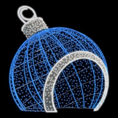 ΕΠΑΓΓΕΛΜΑΤΙΚΟ ΣΧΕΔΙΟ, ΧΡΙΣΤΟΥΓΕΝΝΙΑΤΙΚΗ ΜΠΑΛΑ 3D, 230V, ΛΕΥΚΗ & ΜΠΛΕ LED ΦΩΤ/ΝΑ, ΜΕ ΛΕΥΚΟ & ΜΠΛΕ LED, 4x3m, IP65 (600-23542)