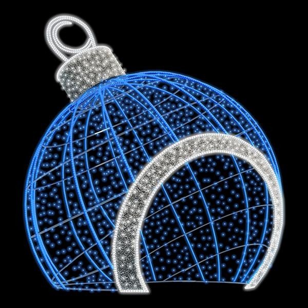 ΕΠΑΓΓΕΛΜΑΤΙΚΟ ΣΧΕΔΙΟ, ΧΡΙΣΤΟΥΓΕΝΝΙΑΤΙΚΗ ΜΠΑΛΑ 3D, 230V, ΛΕΥΚΗ & ΜΠΛΕ LED ΦΩΤ/ΝΑ, ΜΕ ΛΕΥΚΟ & ΜΠΛΕ LED, 4x3m, IP65 (600-23542)