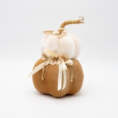 ΒΕΛΟΥΔΙΝΗ ΚΟΛΟΚΥΘΑ, ΔΙΠΛΗ, ΛΕΥΚΗ ΜΟΚΑ, 15x22cm (600-48083)