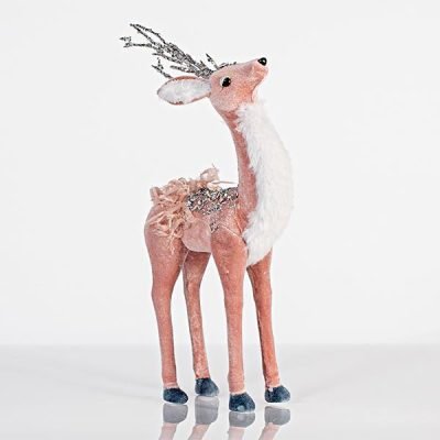 ΒΕΛΟΥΔΙΝΟ ΕΛΑΦΙ, ΡΟΖ, 13x29cm (600-44686)