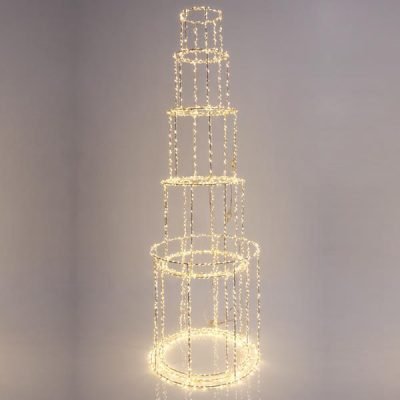 ΠΥΡΓΟΣ ΦΩΤΙΖΟΜΕΝΟΣ, 4350 ΘΕΡΜΑ LED, ΜΕ ΜΕΤΑΣΧΗΜΑΤΙΣΤΗ, ΧΑΛΚΟΥ, 163x40cm (600-22425)