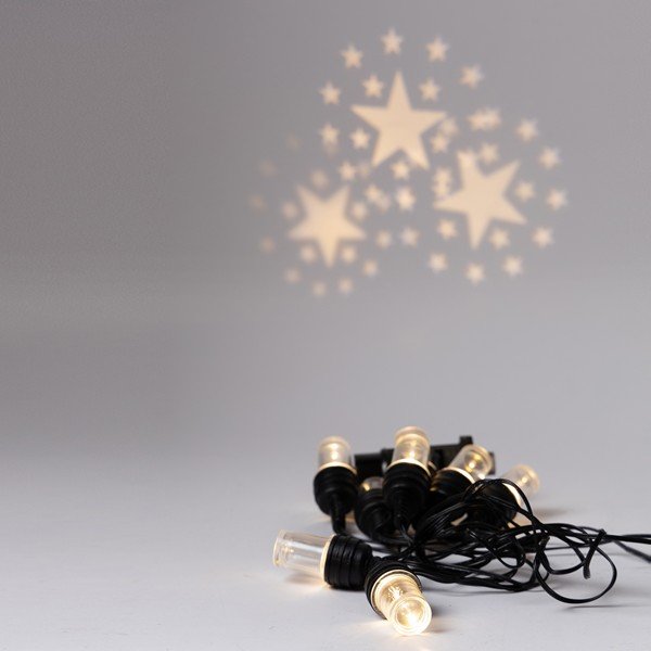 ΓΙΡΛΑΝΤΑ ΠΡΟΤΖΕΚΤΟΡΑΣ, 8 LED, ΑΣΤΕΡΙΑ, 4.5V ΜΕΤΑΣΧΗΜΑΤΙΣΤΗ, ΣΤΑΘΕΡΟ, ΜΑΥΡΟ PVC ΚΑΛΩΔΙΟ, ΘΕΡΜΟ ΛΕΥΚΟ LED ΑΝΑ 50cm, ΠΡΟΕΚΤΑΣΗ ΠΑΡΟΧΗΣ 5m, IP44 (600-03602)
