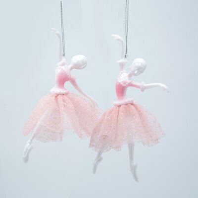 ΝΕΡΑΙΔΑ ΑΚΡΥΛΙΚΗ ΡΟΖ, 2 ΣΧΕΔΙΑ, 11x2x15cm (600-47666)