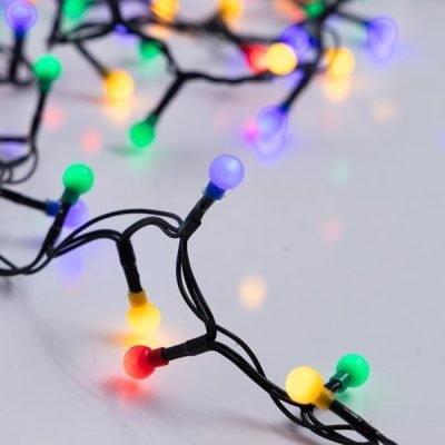 ΣΕΙΡΑ, 300 LED 3mm, ΧΡΩΜΑΤΙΣΤΕΣ ΜΠΑΛΙΤΣΕΣ 0.9cm, 31V ΜΕΤΑΣΧΗΜΑΤΙΣΤΗ, 8 ΠΡΟΓΡΑΜΜΑΤΑ & ΜΝΗΜΗ, ΠΡΑΣΙΝΟ PVC ΚΑΛΩΔΙΟ, ΧΡΩΜΑΤΙΣΤΟ LED ΑΝΑ 3cm, ΠΡΟΕΚΤΑΣΗ ΠΑΡΟΧΗΣ 3m, IP44 (600-03985)