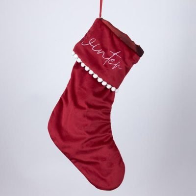 ΚΑΛΤΣΑ, ΚΟΚΚΙΝΟ ΒΕΛΟΥΔΟ, 25x45cm (600-46056)