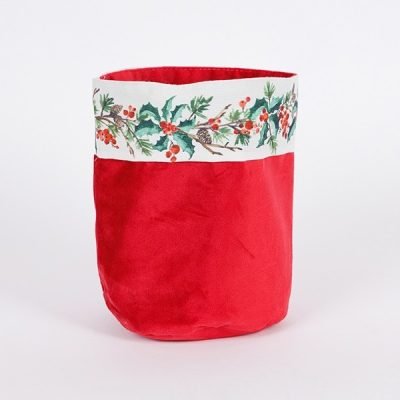 ΚΑΛΑΘΑΚΙ ΜΕ ΣΤΕΦΑΝΑΚΙ, ΥΦΑΣΜΑΤΙΝΟ, 18x22cm (600-47170)