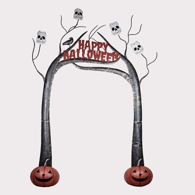 ΜΕΤΑΛΛΙΚΗ ΚΑΜΑΡΑ, HALLOWEEN, 220x45x302cm (600-47997)