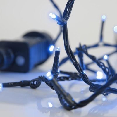 ΣΕΙΡΑ, 240 LED 3mm, 31V ΜΕΤΑΣΧΗΜΑΤΙΣΤΗ, 8 ΠΡΟΓΡΑΜΜΑΤΑ & ΜΝΗΜΗ, ΠΡΑΣΙΝΟ PVC ΚΑΛΩΔΙΟ, ΜΠΛΕ LED ΑΝΑ 5cm, ΠΡΟΕΚΤΑΣΗ ΠΑΡΟΧΗΣ 3m, ΙΡ44 (600-11535)