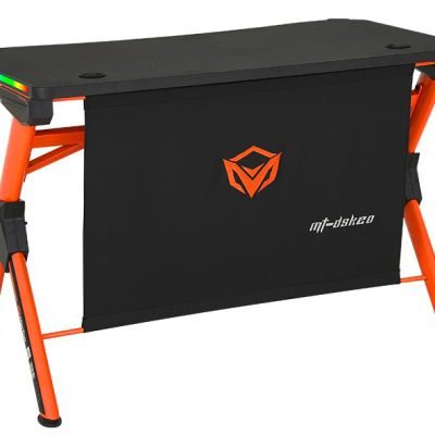 Meetion MT-DSK20 Gaming Γραφείο / Μαύρο + Πορτοκαλί (17.008.0005)