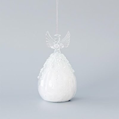 ΓΥΑΛΙΝΗ ΝΕΡΑΙΔΑ, ΜΕ ΠΟΥΠΟΥΛΑ ΣΤΟ ΕΣΩΤΕΡΙΚΟ ΤΗΣ, ΣΕΤ 3ΤΜΧ, 8,5x15cm (600-45195)