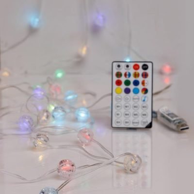ΣΕΙΡΑ, 100 SMART MINI LED, ΚΡΑΚΕΛΕ ΜΠΑΛΙΤΣΕΣ 2cm, USB, ΔΙΑΧΕΙΡΙΣΗ ΜΕΣΩ ΕΦΑΡΜΟΓΗΣ, M/F, ΤΗΛΕΧΕΙΡΙΣΤΗΡΙΟ, ΔΙΑΦΑΝΟ ΠΛΑΚΕ ΧΑΛΚΙΝΟ ΚΑΛΩΔΙΟ, RGB LED ANA 15cm, ΠΡΟΕΚΤΑΣΗ ΠΑΡΟΧΗΣ 3m, IP20 (ROLL PACK) (600-01322)