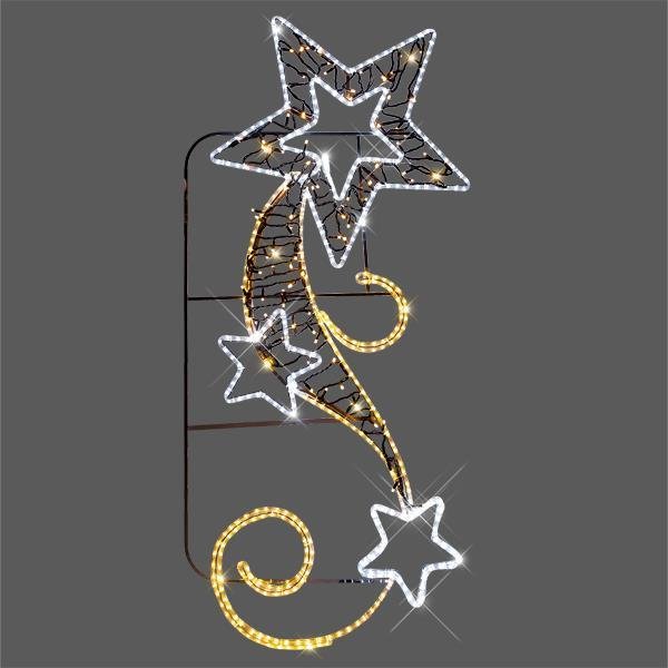 ΕΠΑΓΓΕΛΜΑΤΙΚΟ ΣΧΕΔΙΟ ΕΠΙΣΤΗΛΟ ΑΛΟΥΜΙΝΙΟΥ ΜΕ ΑΣΤΕΡI, ΛΕΥΚΗ ΚΑΙ ΘΕΡΜΗ ΛΕΥΚΗ LED ΦΩΤ/ΝΑ, ΜΕ ΘΕΡΜΑ ΛΕΥΚΑ LED, 73χ175 IP44 (600-23049)