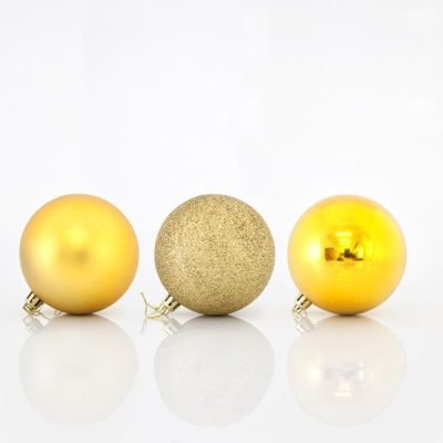 ΜΠΑΛΑ ΠΛΑΣΤΙΚΗ, ΧΡΥΣΗ, ΣΕΤ 6ΤΜΧ, 8cm (600-42513)