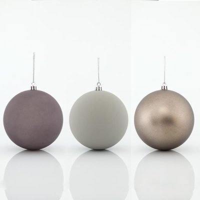 ΜΠΑΛΑ ΠΛΑΣΤΙΚΗ, ΓΚΡΙ ΡΕΤΡΟ, ΣΕΤ 6ΤΜΧ, 10cm (600-42696)