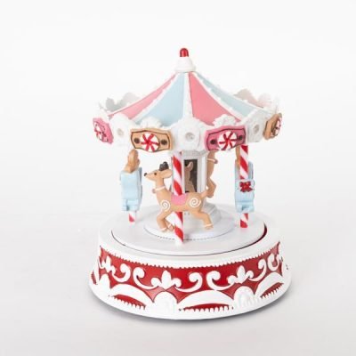 ΚΑΡΟΥΖΕΛ ΣΕ ΠΑΛ ΧΡΩΜΑΤΑ, ΜΟΥΣΙΚΗ ΚΑΙ ΚΙΝΗΣΗ, ΜΕ ΜΕΤΑΣΧΗΜΑΤΙΣΤΗ, 18,9Χ18,9Χ22,2cm (600-46364)