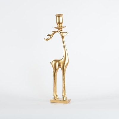 ΔΙΑΚΟΣΜΗΤΙΚΟ ΚΗΡΟΠΗΓΙΟ, ΕΛΑΦΙ, ΧΡΥΣΟ, 13×43,2cm (600-44945)