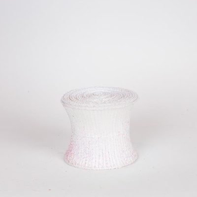 ΚΟΡΔΕΛΑ ΣΠΙΡΑΛ, ΛΕΥΚΗ, ΠΛΟΥΜΙΣΤΗ, 500x12cm (600-47578)