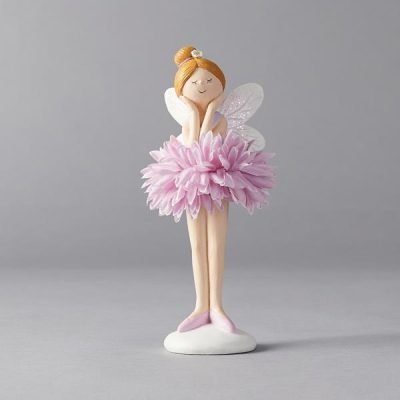 ΝΕΡΑΙΔΑ ΠΟΛΥΡΕΖΙΝ ΜΩΒ, ΜΕ ΦΟΥΣΤΑ ΛΟΥΛΟΥΔΙ, 6,50x6x18,50cm (600-45886)