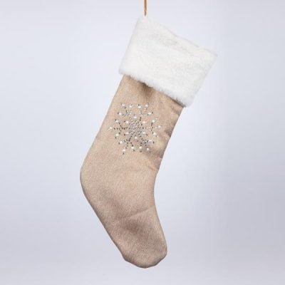 ΚΑΛΤΣΑ, ΣΑΜΠΑΝΙ ΜΕ ΛΕΥΚΕΣ ΠΕΡΛΕΣ, 25x45cm (600-46035)