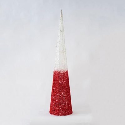 ΔΕΝΤΡΟ ΚΩΝΟΣ, ΛΕΥΚΟ-ΚΟΚΚΙΝΟ, 25x110cm (600-45625)