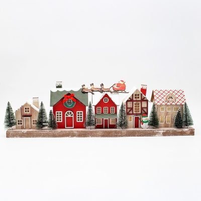 ΧΑΡΤΙΝΑ ΣΠΙΤΑΚΙΑ, ΦΩΤΙΖΟΜΕΝΑ, 50.8x9x15cm (600-47756)