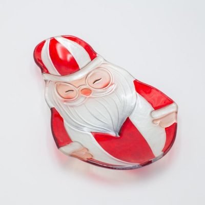 ΠΙΑΤΕΛΑ ΑΓΙΟΣ ΒΑΣΙΛΗΣ CANDY, ΓΥΑΛΙΝΗ ΔΙΑΚΟΣΜΗΤΙΚΗ, 19x30cm (600-47136)