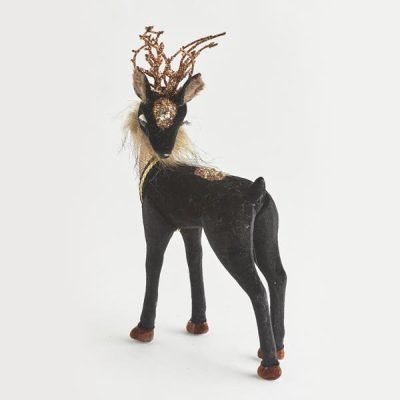 ΒΕΛΟΥΔΙΝΟΣ ΤΑΡΑΝΔΟΣ, ΜΑΥΡΟΣ, 19x8x39cm (600-44476)