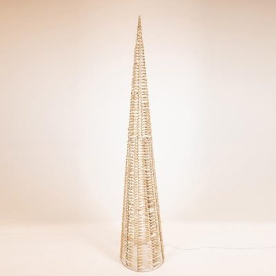 ΚΩΝΟΣ ΦΩΤΙΖΟΜΕΝΟΣ ΧΡΥΣΟΣ 180cm, 1800 LED, 31V ΜΕΤΑΣΧΗΜΑΤΙΣΤΗ, TIMER, ΑΣΗΜΙ ΧΑΛΚΙΝΟ ΚΑΛΩΔΙΟ, ΘΕΡΜΟ ΛΕΥΚΟ LED, ΠΡΟΕΚΤΑΣΗ ΠΑΡΟΧΗΣ 5m, IP44 (600-22478)