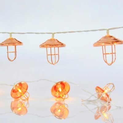 ΣΕΙΡΑ, 10 LED 5mm, ΧΑΛΚΙΝΑ ΜΕΤΑΛΛΙΚΑ ΦΑΝΑΡΙΑ, ΜΠΑΤΑΡΙΑΣ 3xAA, ΘΕΡΜΟ ΛΕΥΚΟ LED ΑΝΑ 15cm, ΠΡΟΕΚΤΑΣΗ ΠΑΡΟΧΗΣ 50cm, IP20 (600-11272)