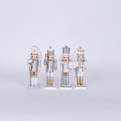 ΚΑΡΥΟΘΡΑΥΣΤΕΣ, ΧΡΥΣΟ ΛΕΥΚΟ, ΣΕΤ 4ΤΜΧ, 12,5cm (600-46354)