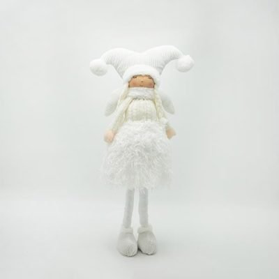 ΚΟΡΙΤΣΑΚΙ ΜΕ ΛΕΥΚΑ ΡΟΥΧΑ ΚΑΙ ΦΩΤΙΖΟΜΕΝΗ ΦΟΥΣΤΑ, 63cm (600-46641)