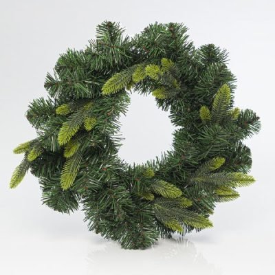 ΣΤΕΦΑΝΙ ΜΕ P.E. 50cm, 104 TIPS (ΠΑΧΟΣ ΤΩΝ TIPS 8cm), ΠΡΑΣΙΝΟ ΧΡΩΜΑ (600-30222)