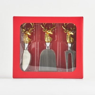 ΜΑΧΑΙΡΙ ΤΥΡΙΩΝ, ΜΕ ΧΡΥΣΟ ΕΛΑΦΑΚΙ, ΣΕΤ 3ΤΜΧ (600-44339)