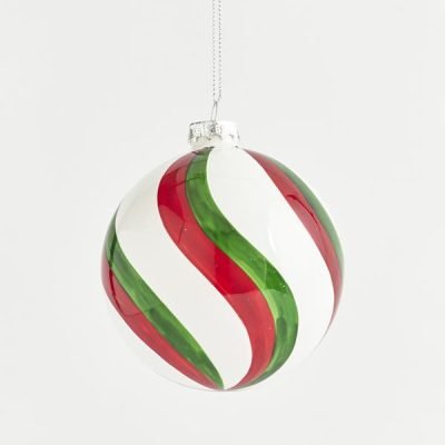 ΓΥΑΛΙΝΗ ΜΠΑΛΑ, ΛΕΥΚΗ, ΠΡΑΣΙΝΗ ΚΑΙ ΚΟΚΚΙΝΗ, ΣΕΤ 4ΤΜΧ, 10cm (600-42774)