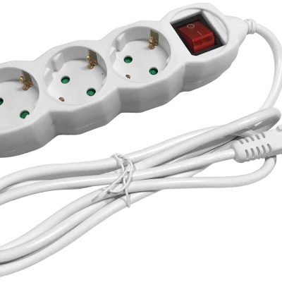 Entac Πολύπριζο 3 Θέσεων με Διακόπτη 3G1.5 3m (15.005.0248)