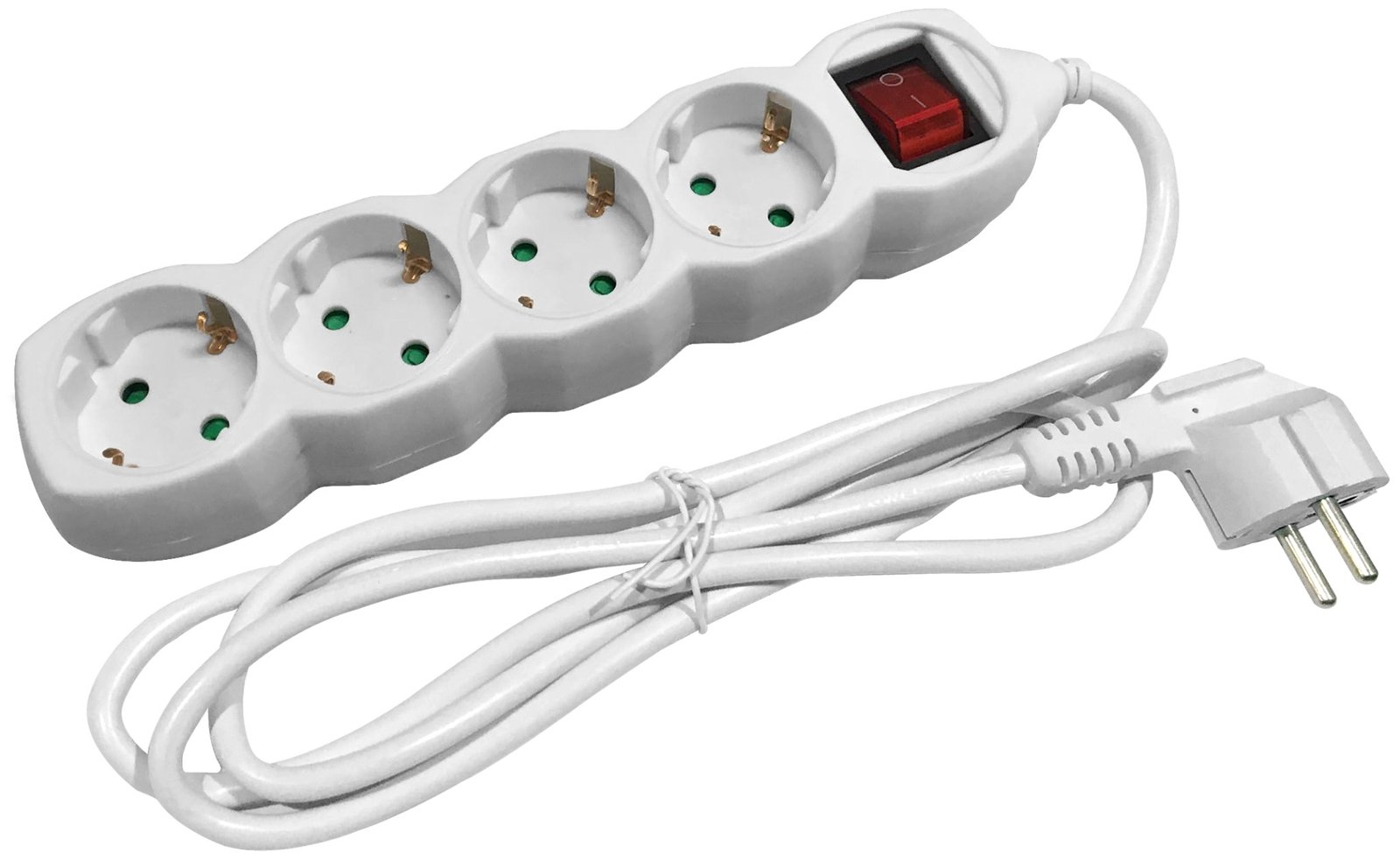 Entac Πολύπριζο 4 Θέσεων Με Διακόπτη 3x1.5mm 3m (15.005.0043)