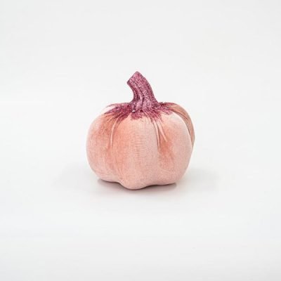 ΒΕΛΟΥΔΙΝΗ ΚΟΛΟΚΥΘΑ ΡΟΖ, ΜΕ ΡΟΖ ΓΚΛΙΤΕΡ, 15cm (600-45587)