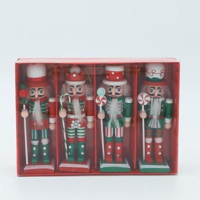 ΚΑΡΥΟΘΡΑΥΣΤΗΣ, ΚΟΚΚΙΝΟ ΠΡΑΣΙΝΟ CANDY, ΣΕΤ 4TMX, 5x13cm (600-46866)