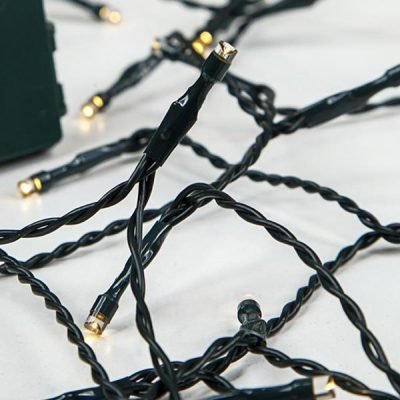 ΣΕΙΡΑ, 50 LED 5mm, MΠΑΤΑΡΙΑΣ 3xAA, ΧΡΟΝΟΔΙΑΚΟΠΤΗΣ, ΠΡΑΣΙΝΟ PVC ΚΑΛΩΔΙΟ, ΘΕΡΜΟ ΛΕΥΚΟ LED ANA 10cm, ΠΡΟΕΚΤΑΣΗ ΠΑΡΟΧΗΣ 30cm, IP20 (DISPLAY BOX 24τμχ) (600-05221)