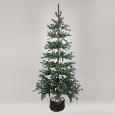 ΔΕΝΤΡΟ ΔΑΝΙΑ, PE KAI PVC, ΜΕ ΞΥΛΙΝΟ ΚΟΡΜΟ ΣΤΗ ΒΑΣΗ, 210cm (600-30643)