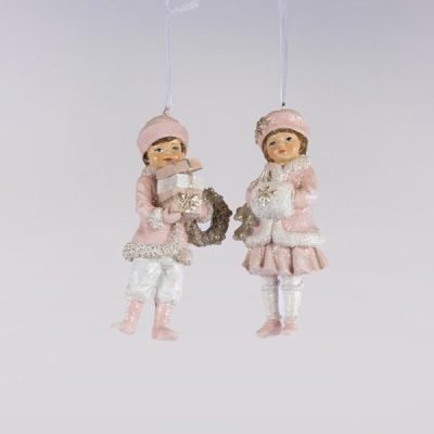 ΣΤΟΛΙΔΙ ΠΟΛΥΡΕΖΙΝ, ΠΑΙΔΑΚΙΑ ΜΕ ΡΟΖ ΡΟΥΧΑΛΑΚΙΑ, 2 ΣΧΕΔΙΑ,  5,5x4x11,5cm (600-46331)