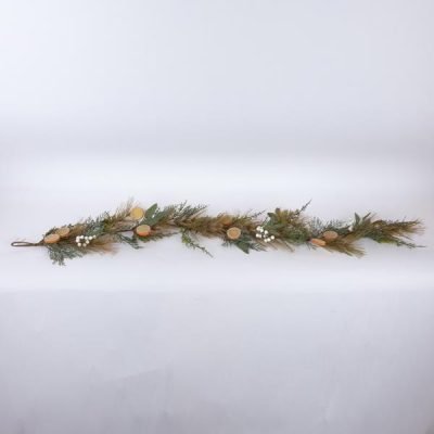 ΚΛΑΔΑ ΜΕ ΠΟΡΤΟΚΑΛΙ ΚΑΙ ΛΕΥΚΑ ΔΙΑΚΟΣΜΗΤΙΚΑ, 153cm (600-46113)