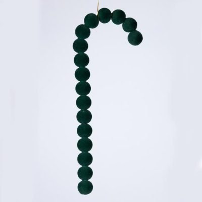 ΜΠΑΣΤΟΥΝΑΚΙ ΒΕΛΟΥΔΙΝΟ, ΣΜΑΡΑΓΔΙ, 33cm (600-46298)