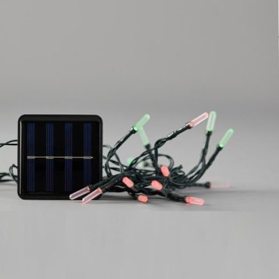 ΣΕΙΡΑ, 80 LED 5mm, ΜΕ ΑΚΡΥΛΙΚΗ ΕΠΕΚΤΑΣΗ, ΗΛΙΑΚΟ ΣΥΛΛΕΚΤΗ ΜΕ ΑΙΣΘΗΤΗΡΑ ΦΩΤΟΣ, 8 ΠΡΟΓΡΑΜΜΑΤΑ, ΠΡΑΣΙΝΟ PVC ΚΑΛΩΔΙΟ, ΚΟΚΚΙΝΟ ΚΑΙ ΠΡΑΣΙΝΟ LED ANA 10cm, ΠΡΟΕΚΤΑΣΗ ΠΑΡΟΧΗΣ 1m, ΙΡ44 (600-04114)