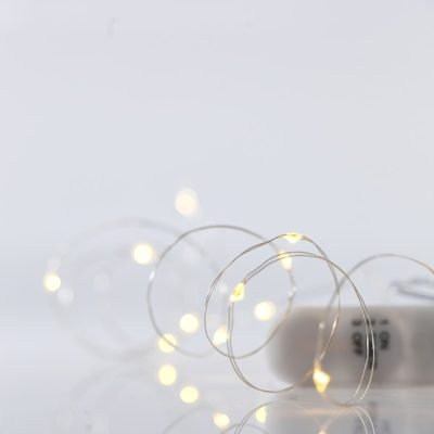 ΣΕΙΡΑ, 12 MINI LED, ΜΠΑΤΑΡΙΑΣ 2xCR2032, ΑΣΗΜΙ ΧΑΛΚΙΝΟ ΚΑΛΩΔΙΟ, ΘΕΡΜΟ ΛΕΥΚΟ LED ANA 10cm, IP20 (600-07901)