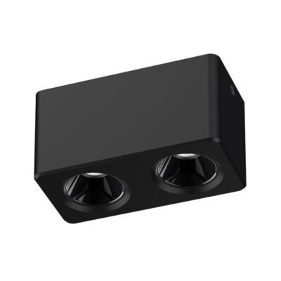 ΣΠΟΤ ΕΞΩΤΕΡΙΚΑ ΑΛΟΥΜΙΝΙΟΥ 2x7W 3CCT 75X150X79 ΜΑΥΡΟ (147-52660)