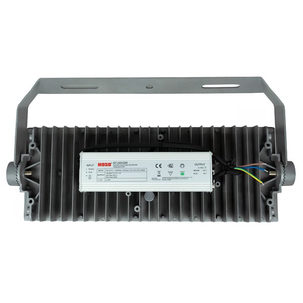 ΠΡΟΒΟΛΕΑΣ LED SMD 250W MODULAR IP66 0-10V DC 6500K ΜΑΥΡΟΣ PLUS (146-69050) - Image 4