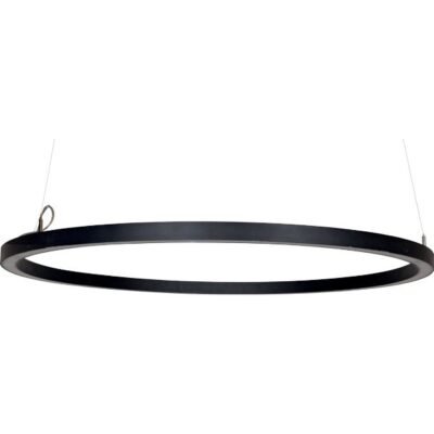 ΦΩΤΙΣΤΙΚΟ ΣΤΡΟΓΓΥΛΟ ΓΡΑΜΜΙΚΟ ΦΩΣ ΚΑΤΩ 126W Φ120 35*35 4000K 24V ΜΑΥΡΟ (145-53021)