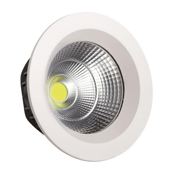 ΦΩΤΙΣΤΙΚΟ ΧΩΝΕΥΤΟ LED 55W COB 6500K Φ230 ΛΕΥΚΟ PLUS (145-68205)